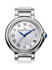  Shop Authentic Maurice Lacroix Fiaba Silver Dial Silver Steel Strap Watch for Women - FA1004-SS002-110-1 - Luxxuri