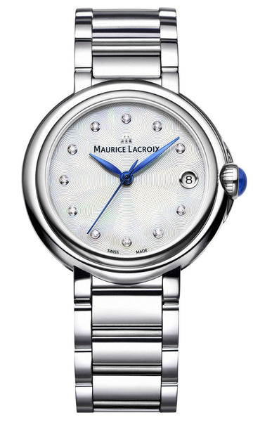  Shop Authentic Maurice Lacroix Fiaba Mother of Pearl Dial Silver Steel Strap Watch for Women - FA1004-SS002-170-1 - Luxxuri