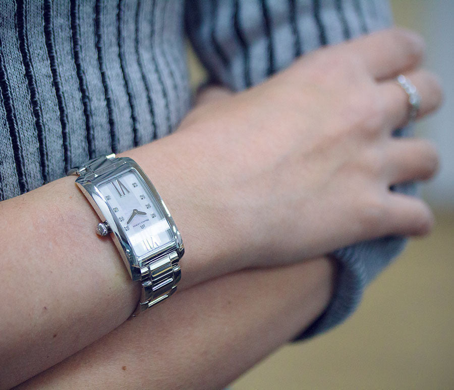  Shop Authentic Maurice Lacroix Fiaba Mother of Pearl Dial Silver Steel Strap Watch for Women - FA2164-SS002-170 - Luxxuri
