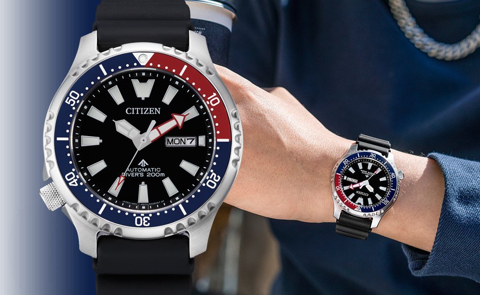  Shop Authentic Citizen Promaster Automatic 200M Diver Fugu Limited Edition Black Dial Black Rubber Strap Watch For Men - NY0110 - Luxxuri