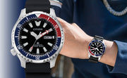  Shop Authentic Citizen Promaster Automatic 200M Diver Fugu Limited Edition Black Dial Black Rubber Strap Watch For Men - NY0110 - Luxxuri