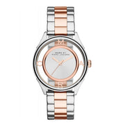  Shop Authentic Marc Jacobs Tether Transparent White Dial Two Tone Steel Strap Watch for Women - MBM3436 - Luxxuri