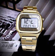  Shop Authentic Fossil Retro Digital Gold Dial Gold Steel Strap Watch for Men - FS5843 - Luxxuri
