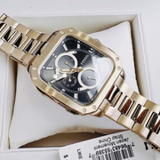  Shop Authentic Fossil Inscription Multifunction Black Dial Gold Steel Strap Watch for Men - BQ2656 - Luxxuri