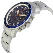  Shop Authentic Fossil Grant Sport Chronograph Blue Dial Silver Steel Strap Watch for Men - FS5238 - Luxxuri