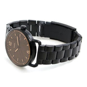  Shop Authentic Fossil The Commuter Brown Dial Black Steel Strap Watch for Men - FS5277 - Luxxuri
