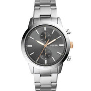  Shop Authentic Fossil Townsman Chronograph Grey Dial Silver Steel Strap Watch for Men - FS5407 - Luxxuri