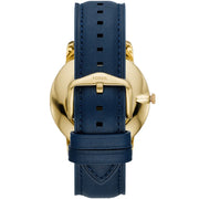  Shop Authentic Fossil The Minimalist 3H Analog Blue Dial Blue Leather Strap Watch for Men - FS5789 - Luxxuri