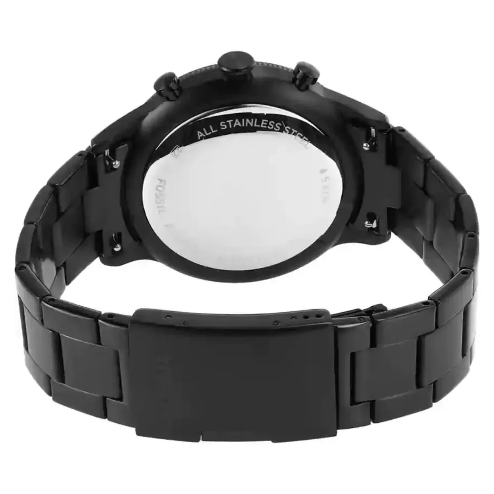  Shop Authentic Fossil Pilot Chronograph Black Dial Black Steel Strap Watch for Men - FS5811 - Luxxuri