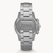  Shop Authentic Fossil Dean Chronograph Black Dial Silver Steel Strap Watch for Men - FS4542 - Luxxuri