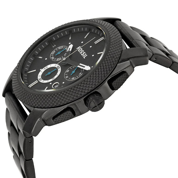  Shop Authentic Fossil Machine Chronograph Black Dial Black Steel Strap Watch for Men - FS4552 - Luxxuri