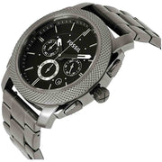  Shop Authentic Fossil Machine Chronograph Black Dial Grey Steel Strap Watch for Men - FS4662 - Luxxuri