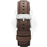  Shop Authentic Fossil Grant Chronograph White Dial Brown Leather Strap Watch for Men - FS4735 - Luxxuri