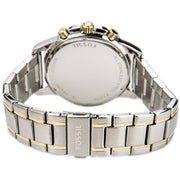  Shop Authentic Fossil Dean Chronograph White Dial Silver Steel Strap Watch for Men - FS4795 - Luxxuri