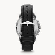  Shop Authentic Fossil Grant Chronograph Black Dial Black Leather Strap Watch for Men - FS4812 - Luxxuri