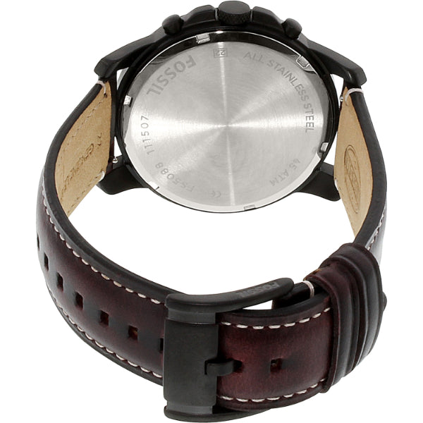  Shop Authentic Fossil Grant Chronograph Brown Dial Brown Leather Strap Watch for Men - FS5088 - Luxxuri