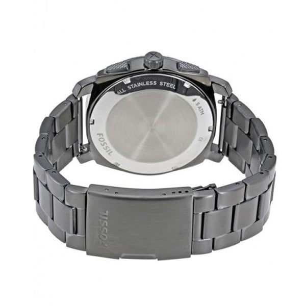  Shop Authentic Fossil Machine Chronograph Grey Dial Grey Steel Strap Watch for Men - FS5172 - Luxxuri