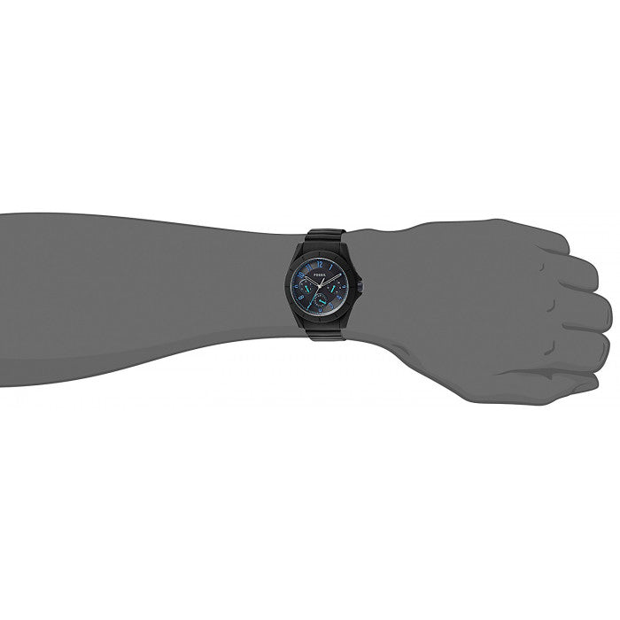  Shop Authentic Fossil Popstastic Sport Black Dial Black Rubber Strap Watch for Men - FS5222 - Luxxuri