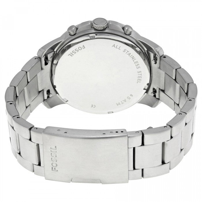  Shop Authentic Fossil Grant Sport Chronograph Blue Dial Silver Steel Strap Watch for Men - FS5238 - Luxxuri