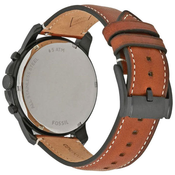  Shop Authentic Fossil Grant Chronograph Black Dial Brown Leather Strap Watch for Men - FS5241 - Luxxuri