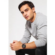  Shop Authentic Fossil Grant Chronograph Black Dial Brown Leather Strap Watch for Men - FS5241 - Luxxuri