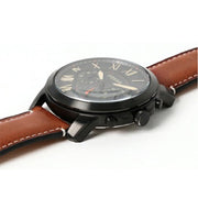 Shop Authentic Fossil Grant Chronograph Black Dial Brown Leather Strap Watch for Men - FS5241 - Luxxuri