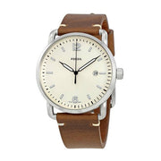  Shop Authentic Fossil The Commuter White Dial Brown Leather Strap Watch for Men - FS5275 - Luxxuri