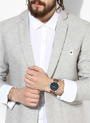 Shop Authentic Fossil Townsman Chronograph Blue Dial Brown Leather Strap Watch for Men - FS5279 - Luxxuri