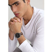  Shop Authentic Fossil Townsman Chronograph Black Dial Brown Leather Strap Watch for Men  - FS5280 - Luxxuri