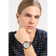 Shop Authentic Fossil Grant Chronograph White Dial Brown Leather Strap Watch for Men - FS5344 - Luxxuri