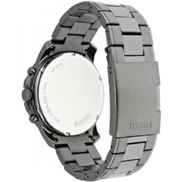  Shop Authentic Fossil Townsman Chronograph Black Dial Silver Steel Strap Watch for Men - FS5349 - Luxxuri