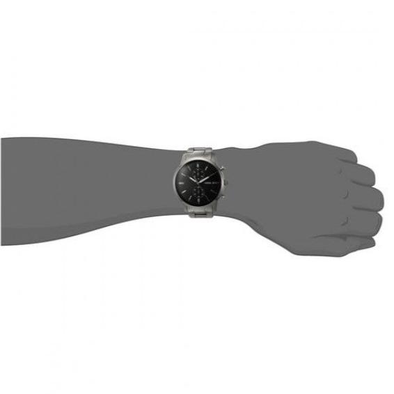  Shop Authentic Fossil Townsman Chronograph Black Dial Silver Steel Strap Watch for Men - FS5349 - Luxxuri