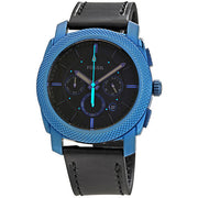  Shop Authentic Fossil Machine Chronograph Black Dial Black Leather Strap Watch for Men - FS5361 - Luxxuri
