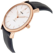  Shop Authentic Fossil The Minimalist Slim White Dial Blue Leather Strap Watch for Men - FS5371 - Luxxuri