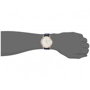  Shop Authentic Fossil The Minimalist Slim White Dial Blue Leather Strap Watch for Men - FS5371 - Luxxuri