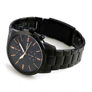 Shop Authentic Fossil Townsman Chronograph Black Dial Black Steel Strap Watch for Men - FS5379 - Luxxuri