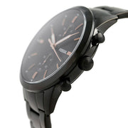  Shop Authentic Fossil Townsman Chronograph Black Dial Black Steel Strap Watch for Men - FS5379 - Luxxuri