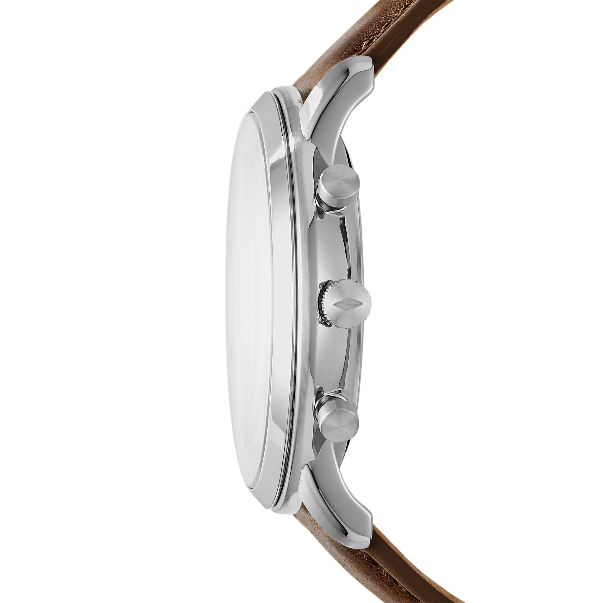  Shop Authentic Fossil Neutra Chronograph White Dial Brown Leather Strap Watch for Men - FS5380 - Luxxuri