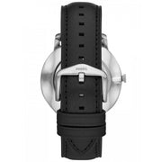 Shop Authentic Fossil The Minimalist Three Hand Black Dial Black Leather Strap Watch for Men - FS5398 - Luxxuri