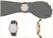  Shop Authentic Fossil Goodwin Chronograph White Dial Brown Leather Strap Watch for Men - FS5415 - Luxxuri