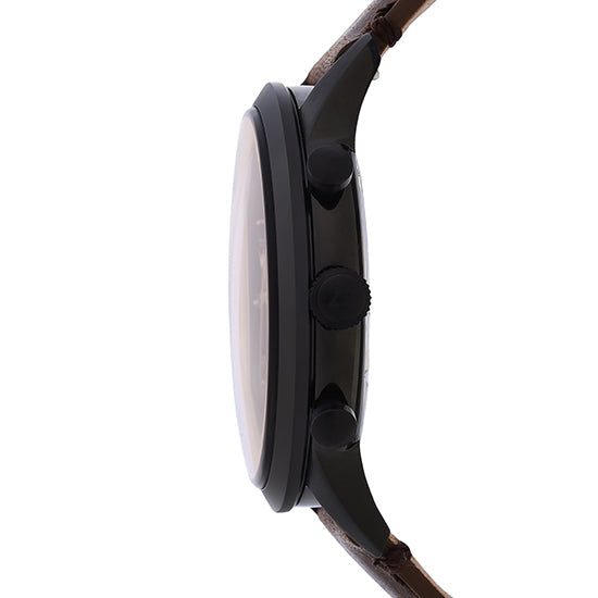  Shop Authentic Fossil Townsman Chronograph Black Dial Brown Leather Strap Watch for Men - FS5437 - Luxxuri