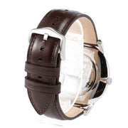  Shop Authentic Fossil The Minimalist 3H Black Dial Brown Leather Strap Watch for Men - FS5464 - Luxxuri