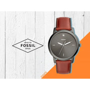  Shop Authentic Fossil The Minimalist 3H Grey Dial Brown Leather Strap Watch for Men - FS5479 - Luxxuri