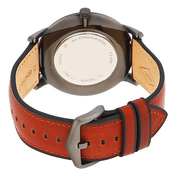  Shop Authentic Fossil The Minimalist 3H Grey Dial Brown Leather Strap Watch for Men - FS5479 - Luxxuri