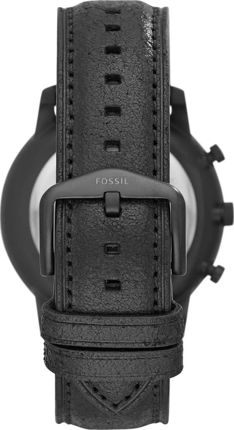  Shop Authentic Fossil Neutra Chronograph Black Dial Black Leather Strap Watch for Men - FS5503 - Luxxuri