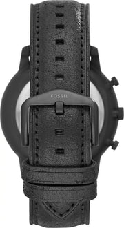  Shop Authentic Fossil Neutra Chronograph Black Dial Black Leather Strap Watch for Men - FS5503 - Luxxuri