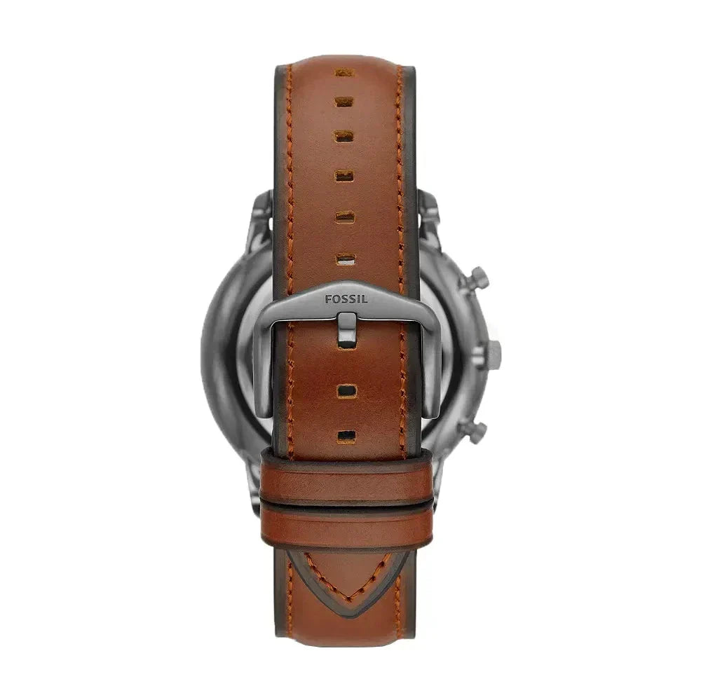 Shop Authentic Fossil Neutra Chronograph Grey Dial Brown Leather Strap Watch for Men - FS5512 - Luxxuri