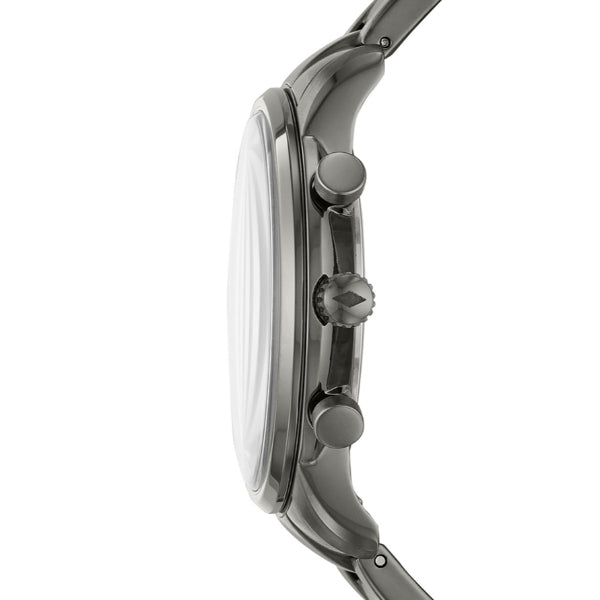  Shop Authentic Fossil Goodwin Chrono Analog Black Dial Grey Steel Strap Watch for Men - FS5518 - Luxxuri