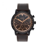  Shop Authentic Fossil Goodwin Chronograph Brown Dial Brown Leather Strap Watch for Men - FS5529 - Luxxuri