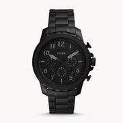  Shop Authentic Fossil Bowman Chronograph Black Dial Black Steel Strap Watch for Men - FS5603 - Luxxuri